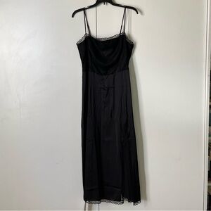 Abercrombie & Fitch Black Midi Dress